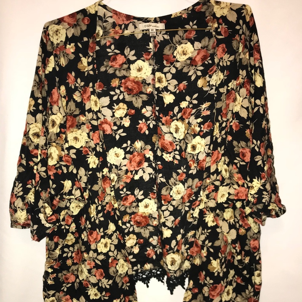 Floral kimono